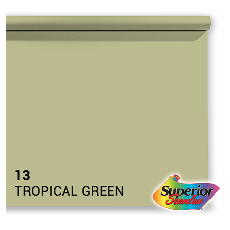 Superior Hintergrund Papier 13 Tropical Green 2,72 X 11m
