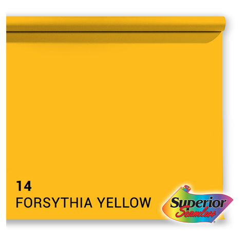 Superior Background Paper 14 Forsythia Yellow 2.72 X 11m