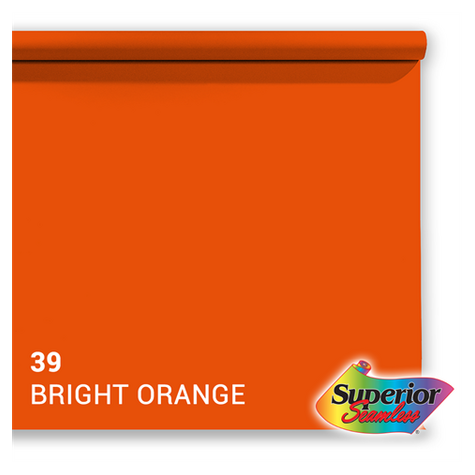 Superior Hintergrund Papier 39 Bright Orange 2,72 X 11m