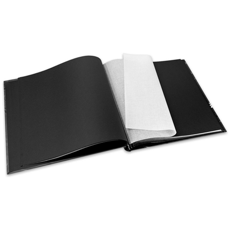 Album papier zep ebb30bk umbria noir avec 30 feuilles 30x30 cm
