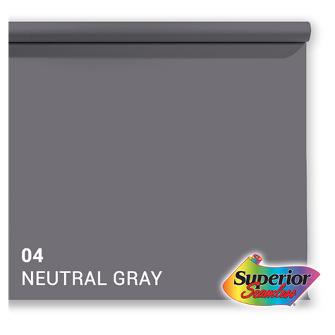 Superior Background Paper 04 Neutral Grey 2.72 X 11m