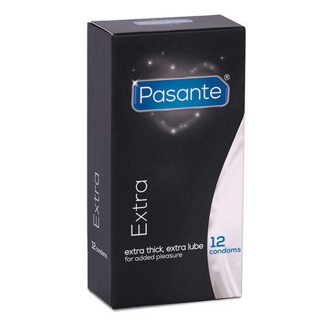 Kondome : Pasante Extra Safe Condoms 12pcs