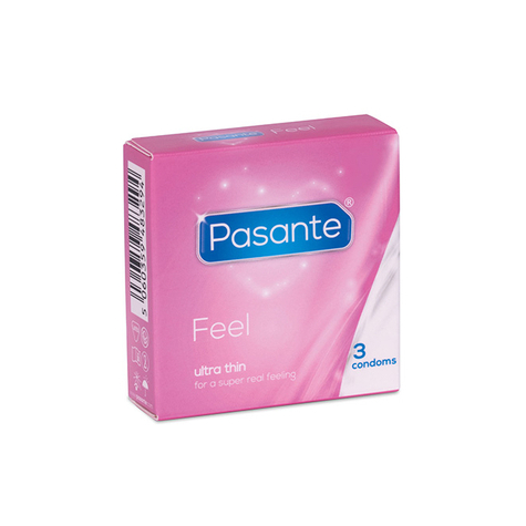 Kondome : Pasante Sensitive Condoms 3 Pcs