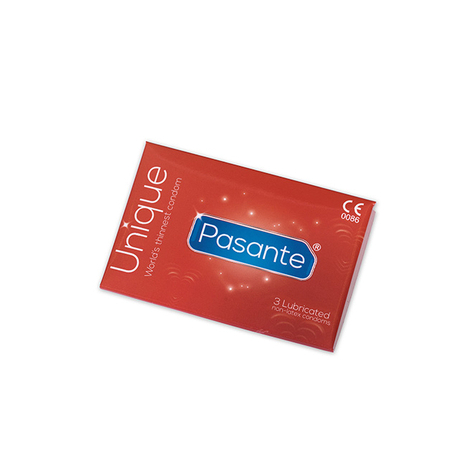 Kondome : Pasante Unique Latexfree Condoms 3pcs
