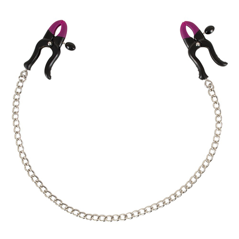 Nippelklemmen : Bad Kitty Silikon Nipple Clamps With Chain