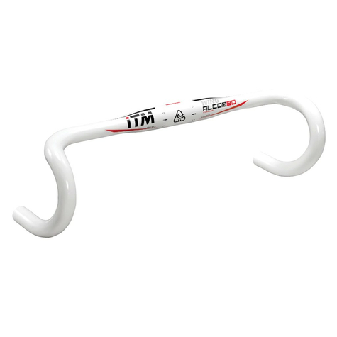 Race Handlebars Itm Alcor 80 Wing Wht