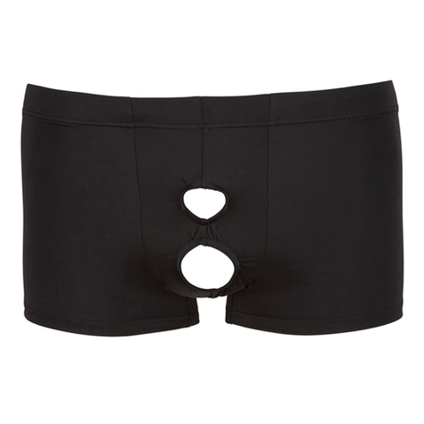 Panties And Boxer Shorts: Men's Boxer With Opening Black