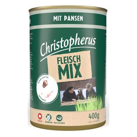Christopherus Meat Mix - With Rumen 400g Can