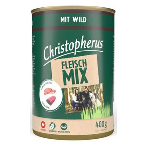 Christopherus Meat Mix - With Game 400g Can