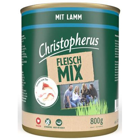 Christopherus Meat Mix - With Lamb 800g Can