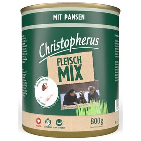 Christopherus Meat Mix - With Rumen 800g Can