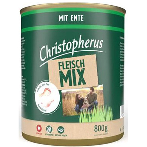 Christopherus Meat Mix - With Duck 800g Can