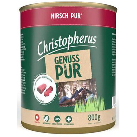 Christopherus pure deer 800g-conserve