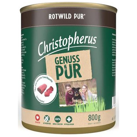 Christopherus pure red deer 800g-conserve