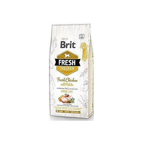 Brit Fresh Dog - Adult - Chicken - Great Life, 12kg