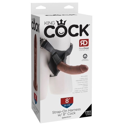 Strap-On Kc Strap-On With 8 Cock Brown
