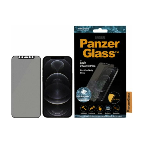 Panzerglass Apple Iphone 12/12 Pro Cf Antibakteriell Privacy E-To-E, Black