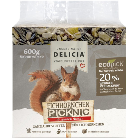 Delicia Eichhörnchen Picknic Vakuumpacks 0,6kg