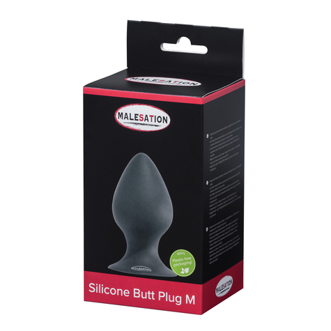 Malesation silicone butt plug m