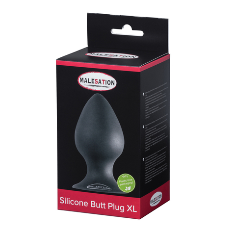 Malesation silicone butt plug xl