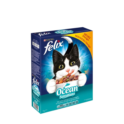 Felix Sensations Ozean Lachs, Forelle, Seelachs Und Gemüse 1kg