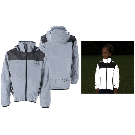 Proviz reflect360 outdoor jacket kids entiement rlhissant / gris gr. 116         