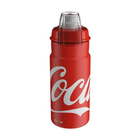 Trinkflasche Elite Jet Plus Coca Cola   550ml, Rot  