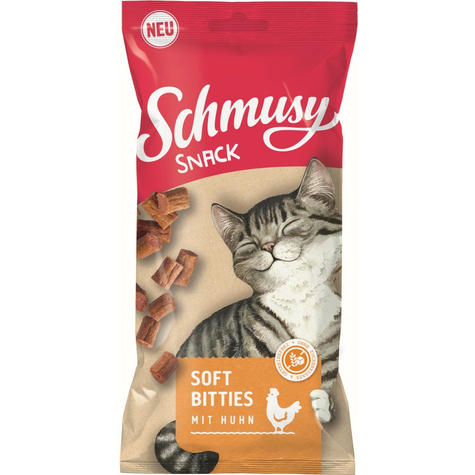 Schmusy soft bitties huhn 60g