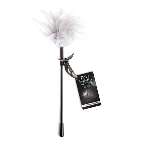 Cinquante shades of grey tease feather tickler
