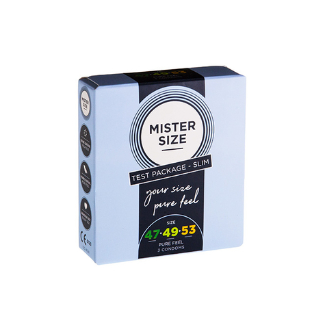 Mister Size – Pure Feeling – 47, 49, 53 Mm 3er Pack – Tester