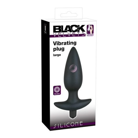Vibrierender Analplug Black Velvets Vibr.Plug Large