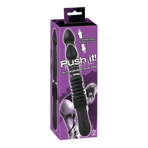 Vibrator Mit Stoßfunktion Push It Rechargeable Anal Vibe