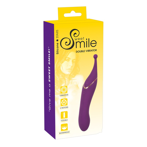 Vibrateur doux sourire double vibrateur