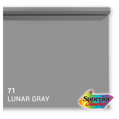 Superior Background Paper 71 Lunar Gray 2.72 X 11m