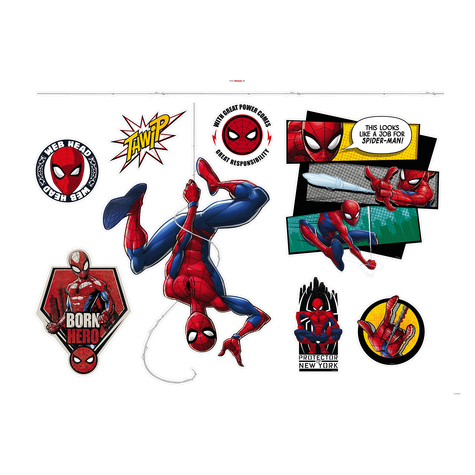 Wandtattoo - Spider-Man Web Head  - Größe 100 X 70 Cm