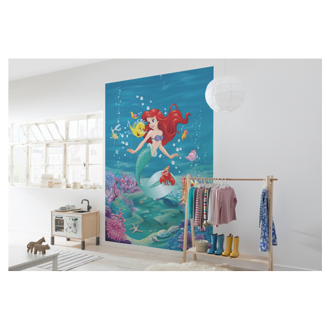 Photomurals  Photo Wallpaper - Ariel Singing - Size 184 X 254 Cm