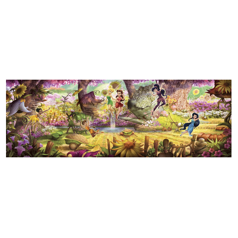 Papier peint photo - fairies forest - taille 368 x 127 cm
