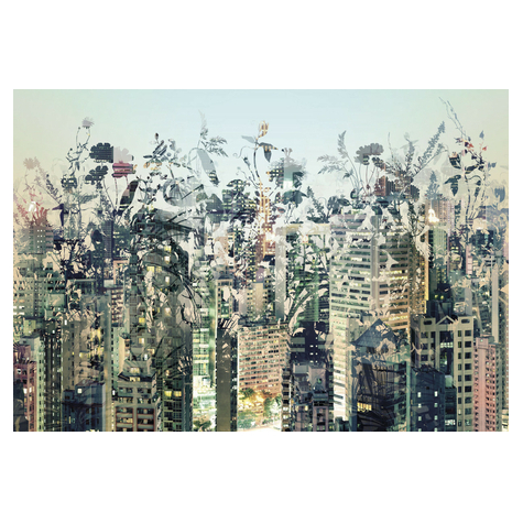 Papier Fototapete - Urban Jungle - Größe 368 X 254 Cm