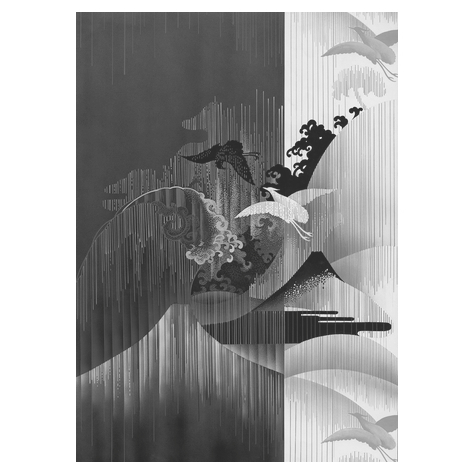 Vlies Fototapete - Yin Yang - Größe 200 X 280 Cm