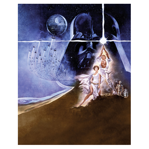 Vlies Fototapete - Star Wars Poster Classic2 - Größe 200 X 250 Cm