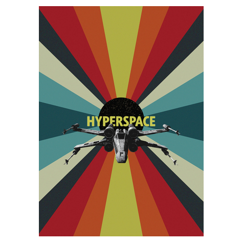 Papier peint photo - star wars hyperspace - dimensions 200 x 280 cm