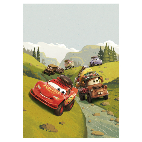Papier peint photo - cars camping - dimensions 200 x 280 cm