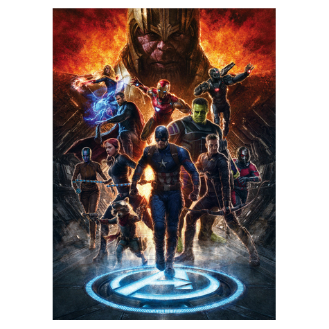 Vlies Fototapete - Avengers Vs Thanos - Größe 200 X 280 Cm