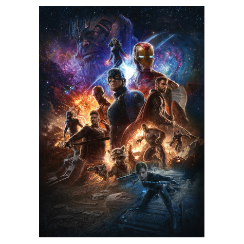 Vlies Fototapete - Avengers Battle Of Worlds - Größe 200 X 280 Cm