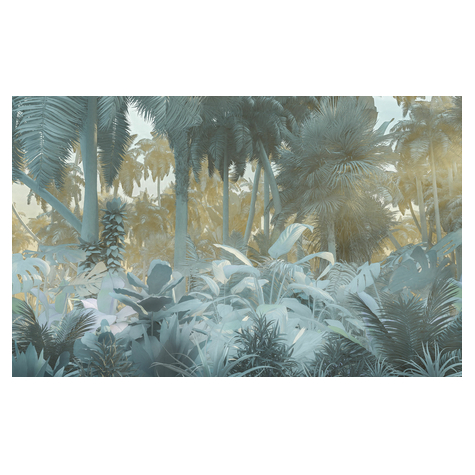Papier peint photo - misty jungle - dimensions 400 x 250 cm