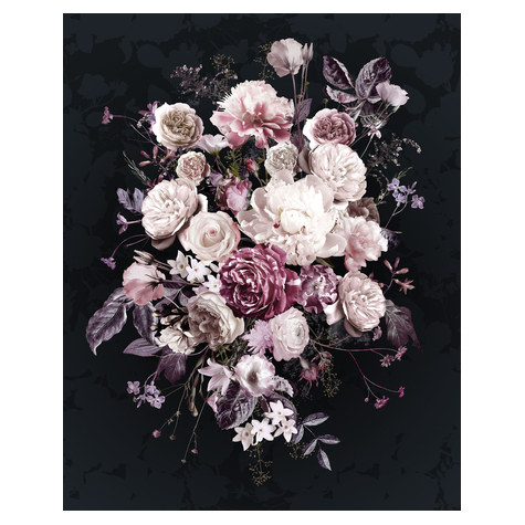 Vlies Fototapete - Bouquet Noir  - Größe 200 X 250 Cm