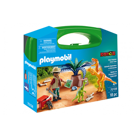Playmobil Dinos - Dinosaurier & Forscher Aktentasche (70108)