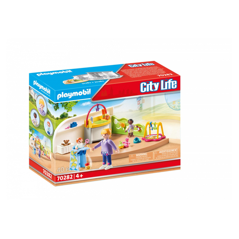 Playmobil city life - groupe de bébés à quatre pattes (70282)