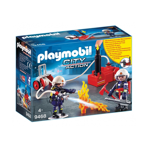 Playmobil city life - pompier avec pompe à eau (9468)