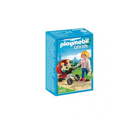 Playmobil city life - poussette pour jumeaux (5573)